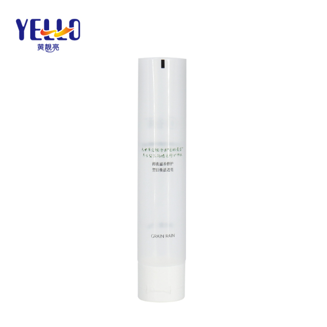50ml Plastic Empy Clear Flip Top Cap Squeeze Tube For Face Mask