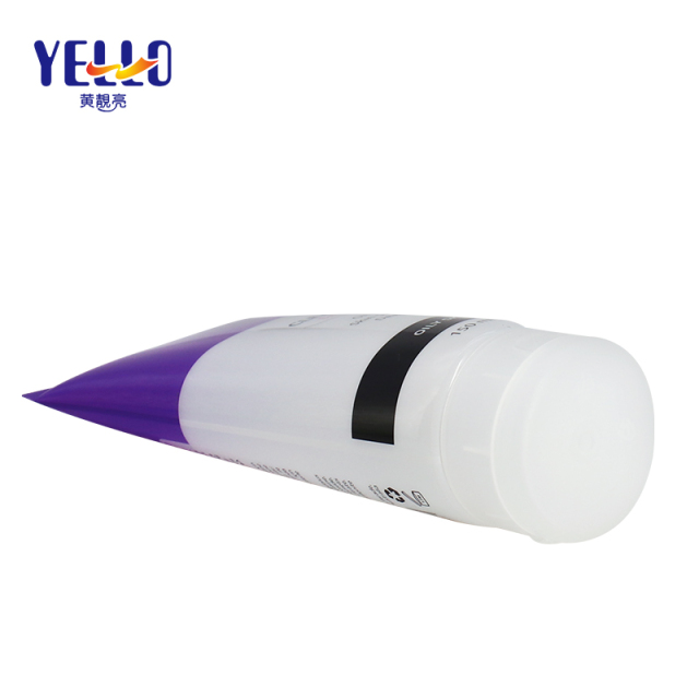 150ml Plastic Cosmetic Facial Cleanser Tubes With Flip Top Cap