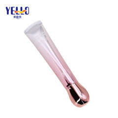 Rose Gold 20ml Laminated Squeeze Tube For Eye Massage