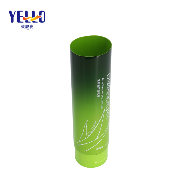 200g Green Custom Packaging Plastic Squeeze Lotion Tube For Body Care