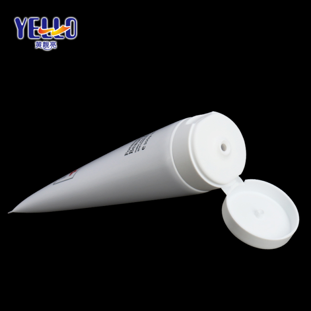 White Custom Skin Care Packaging Plastic Squeeze Cream Tube 300g
