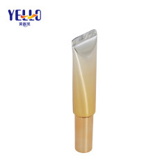 Gold Finish Laminated Cosmetic Cream Tube With Nozzle 20ml