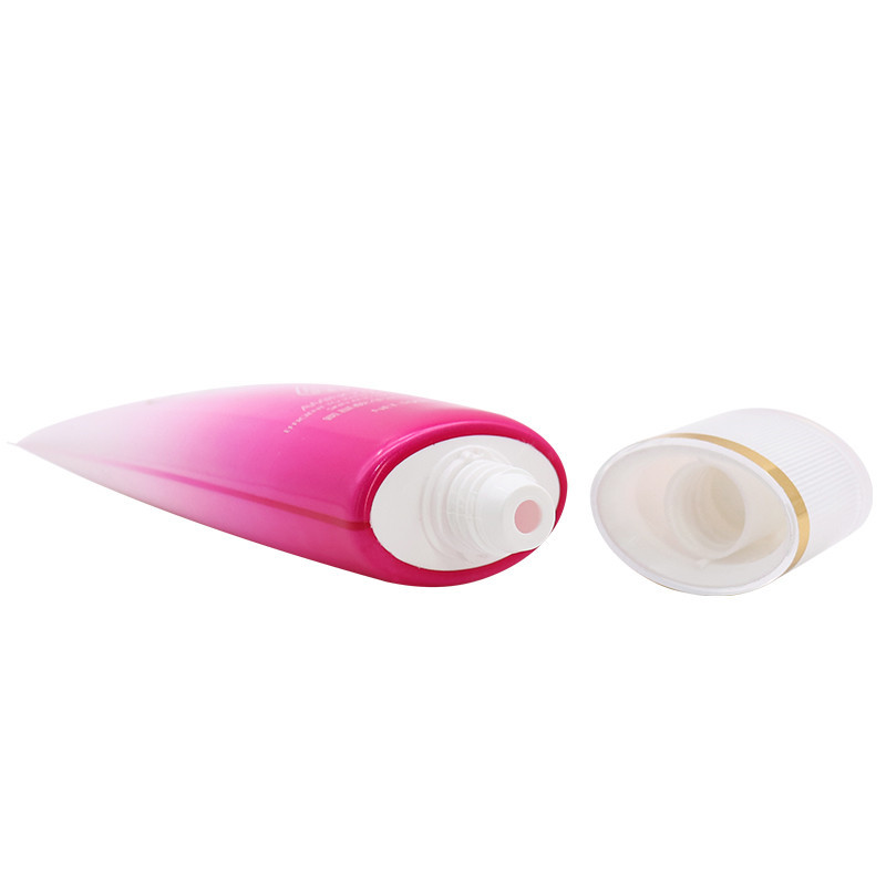 100ml Gradient Pink Plastic Squeeze Face Wash Lotion Tube