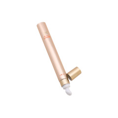 25ml Golden Plastic Laminated Lotion Tube With Ceramic Applicator