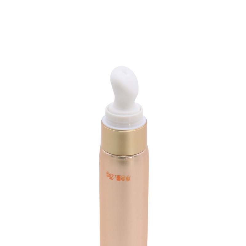 25ml Golden Plastic Laminated Lotion Tube With Ceramic Applicator