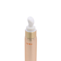 25ml Golden Plastic Laminated Lotion Tube With Ceramic Applicator