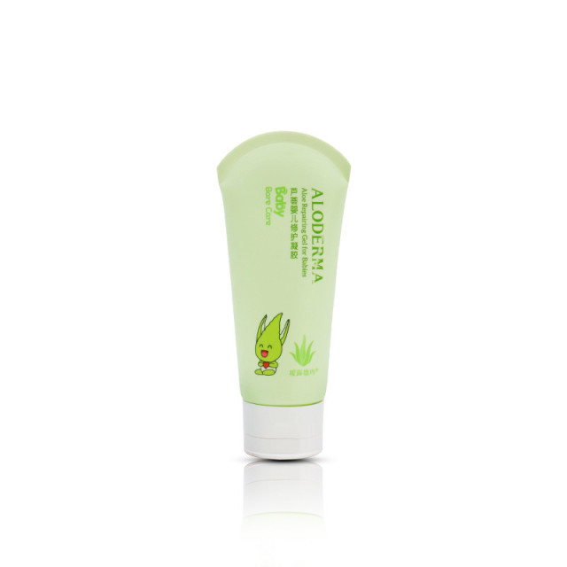 Cute Green Plastic Cream Tube With White Cap For Children
