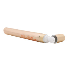 25ml Golden Plastic Laminated Lotion Tube With Ceramic Applicator