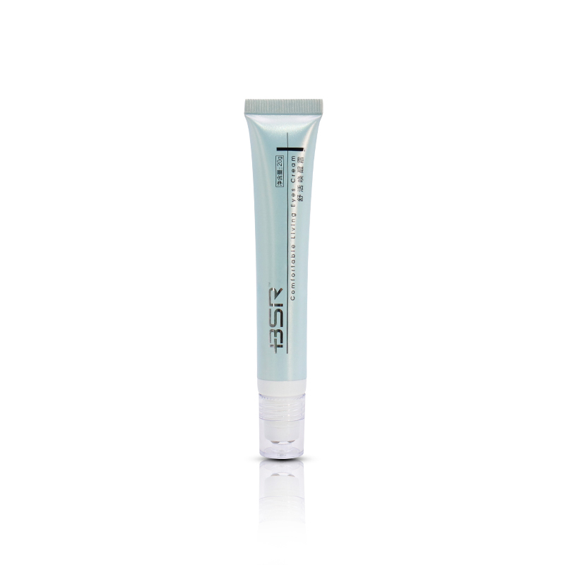 20g Plastic Cosmetic Eye Cream Tube With 3 Roller Ball Massager