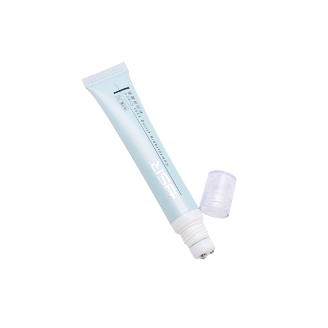 20g Plastic Cosmetic Eye Cream Tube With 3 Roller Ball Massager