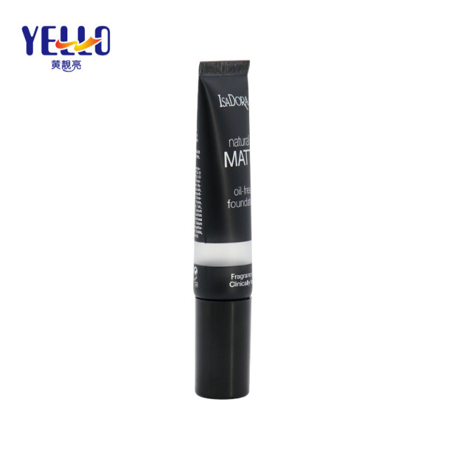 30ml Matte Black Plastic Airless Pump Tube For Foundation