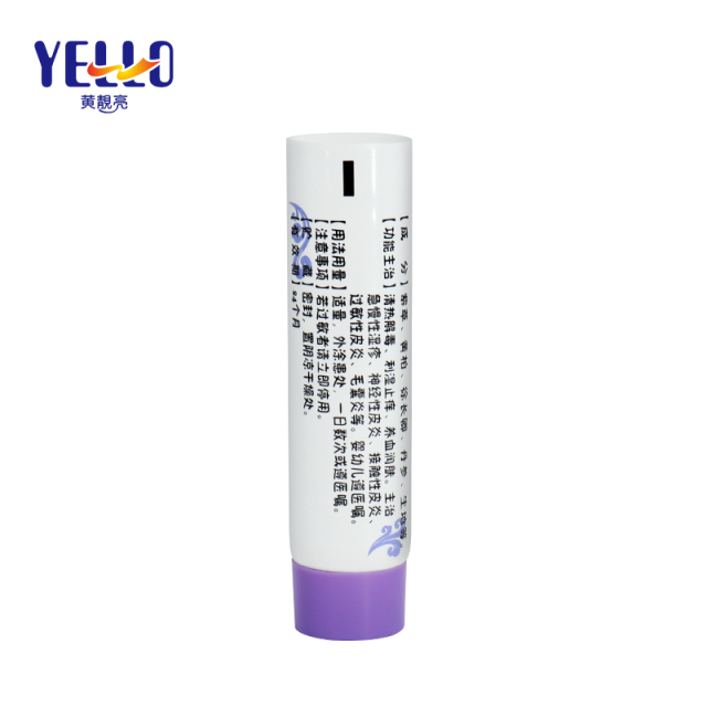 Custom Skincare Packaging Plastic Squeeze Hand Cream Tube With Screw Cap