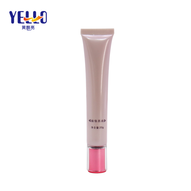 Wholesale 20g 0.7 oz Cosmetic Eye Cream Nozzle Tube Packaging With Silk Printing
