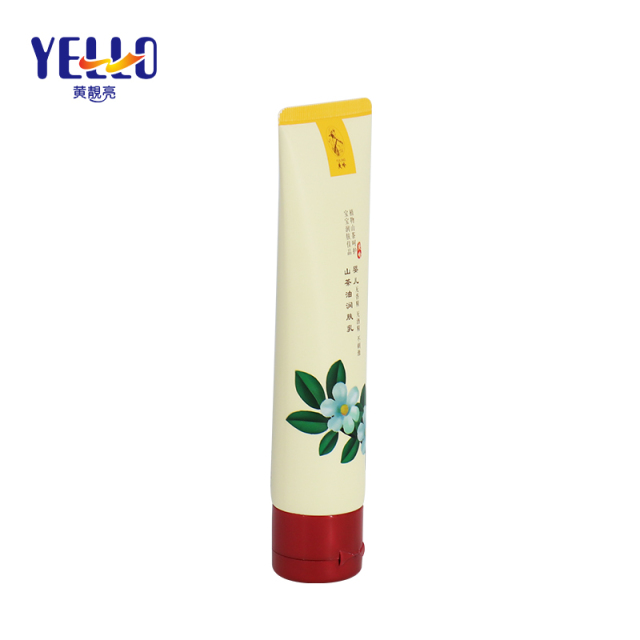Wholesale Yellow Empty PE Plastic Hand Cream Squeeze Tube