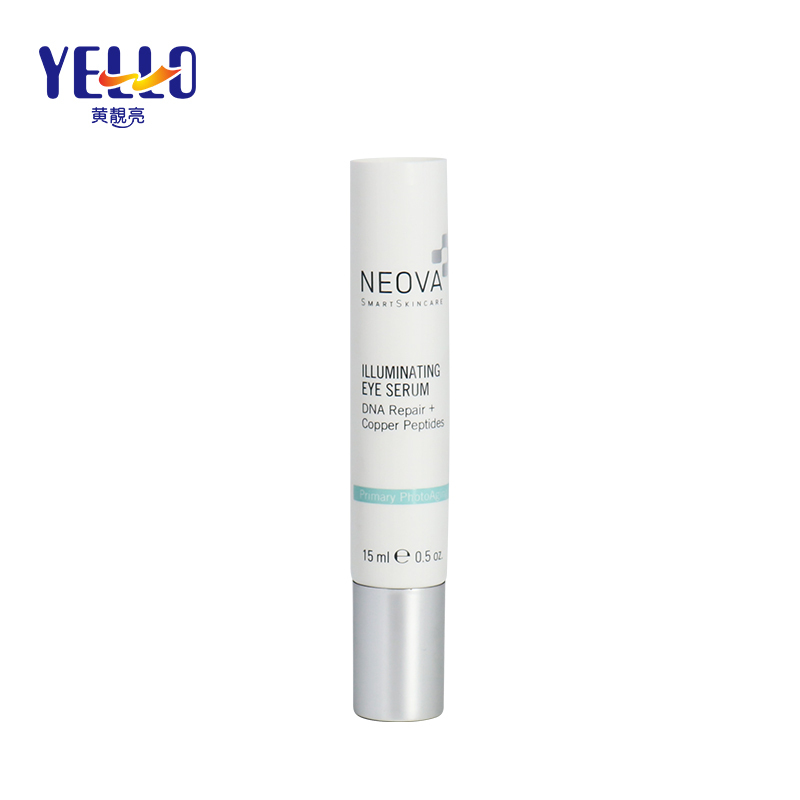 Custom Cosmetic Massage Eye Cream Squeeze Tube With Metal Applicator