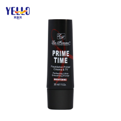 Custom Black 30g 1 OZ Cosmetic Squeeze Tubes For Foundation Primer
