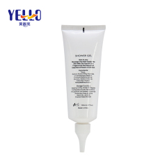 White 120ml Haircare Shampoo Cosmetic Tube With Special Nozzle Cap