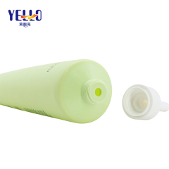 Fast Delivery Green Empty Plastic Squeeze Nozzle Tube For Hair Care