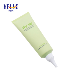Fast Delivery Green Empty Plastic Squeeze Nozzle Tube For Hair Care