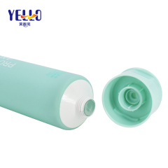 Blue Custom Made Face Wash Refillable Squeeze Tubes For Cosmetics
