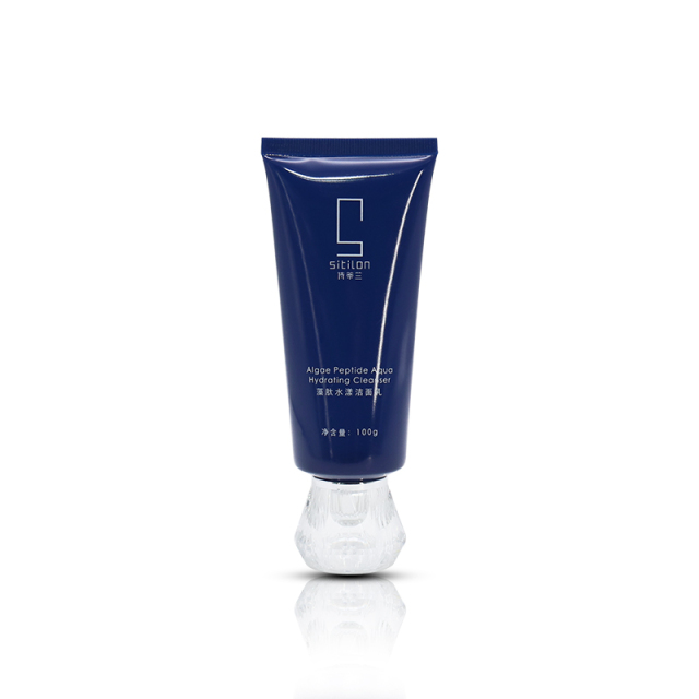 Luxury Facial Cleanser Empty Squeeze Tubes With Special Cap