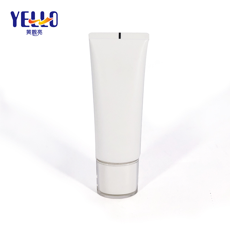 50g Empty Customize Makeup Lotion Squeeze Tubes Packaging , Clear Screw Lid