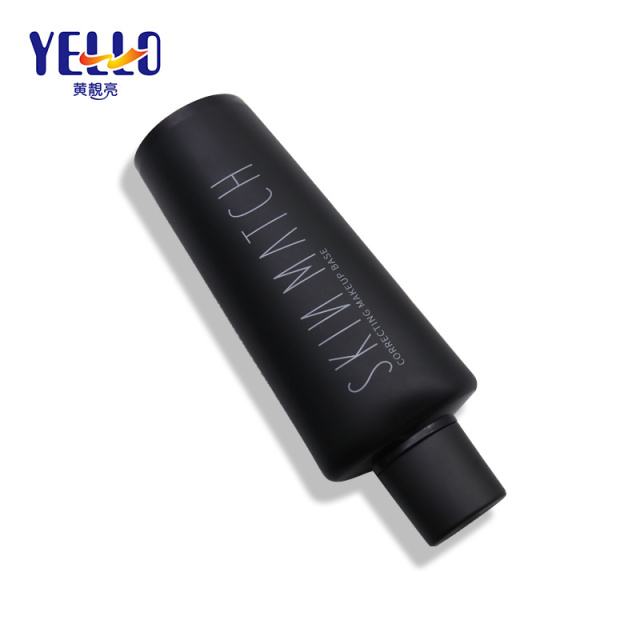 Custom Black Oval Primer Packaging 40ml Cosmetic Tubes