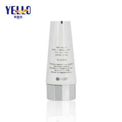 30g 50g Empty Plastic Sun Cream Lotion Cosmetic Squeeze Tubes With Silver Cap