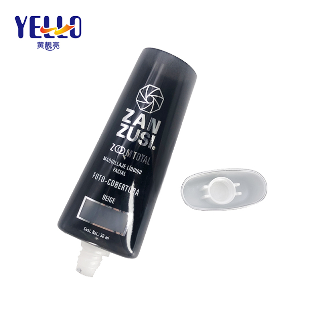 30ml Black PE Plastic Cosmetic Packaging Face Cream Tube Wholesale