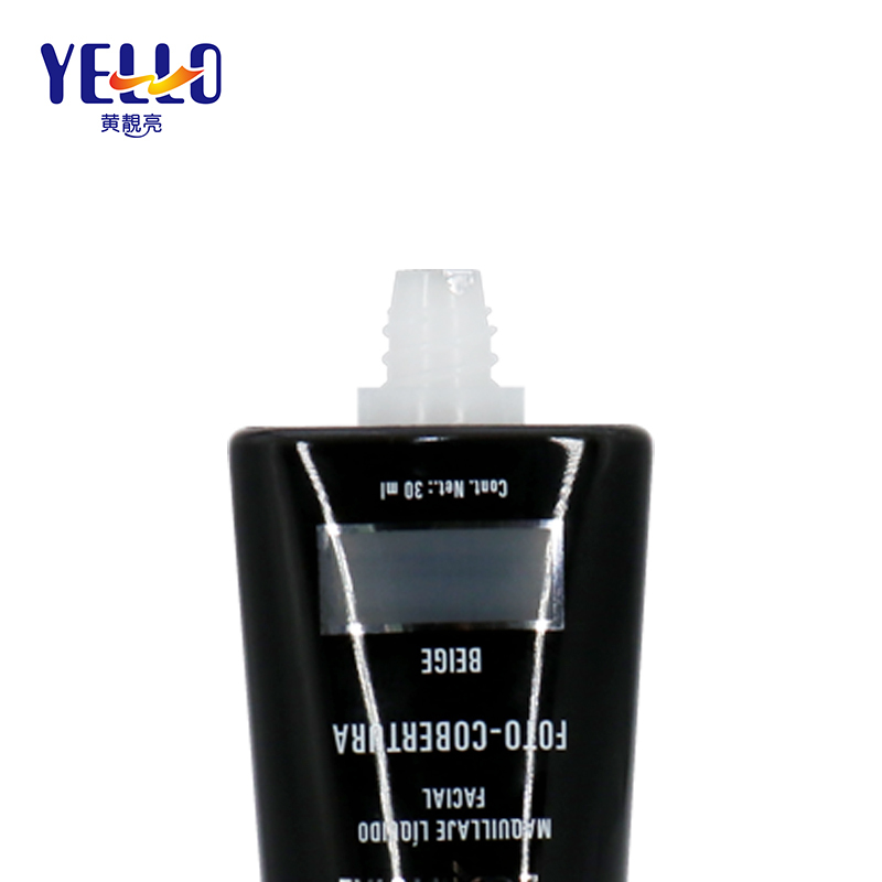 30ml Black PE Plastic Cosmetic Packaging Face Cream Tube Wholesale