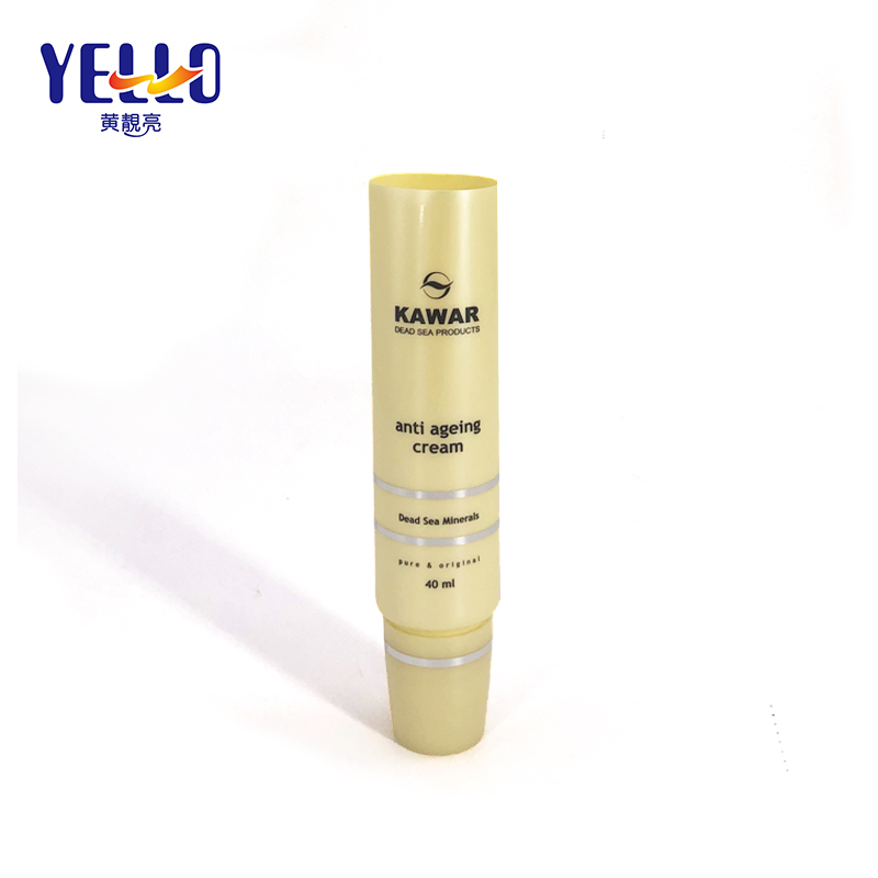 Empty Plastic Face Cosmetic Massage Tubes With Sponge Applicator 40ml
