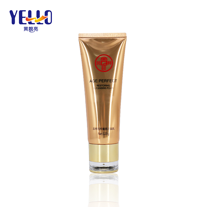 Round Shape Lotion Squeeze Tubes / 120g Face Cream Cosmetic Soft Tubes