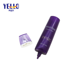 Personal Care OEM 100ml Purple Oval Cosmetic Tube For Sunscreen