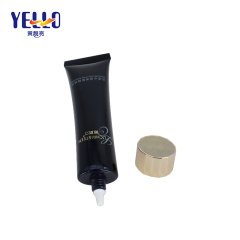 Wholesale Black Cosmetic Tube 20ml With Golden Double Wall Cap