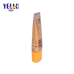 50ml Sun Block Tube Sunscreen Oval Cosmetic Packaging ABL Laminated Tube