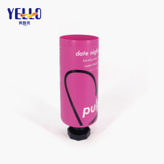 100g Pink Plastic Hand Cream Container Lotion Tube With Octagonal Cover
