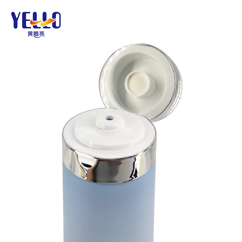 120g Gradient Blue Plastic Packaging Matte Soft Squeeze Tube 