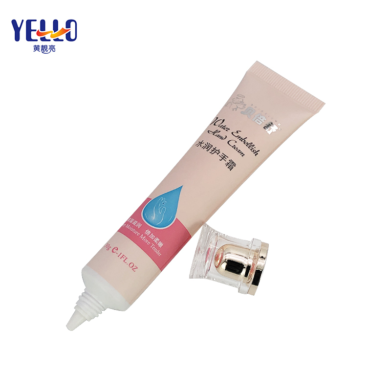 30g 1OZ Pink Matte Cosmetic Squeeze Nozzle Tube With Acrylic Cap