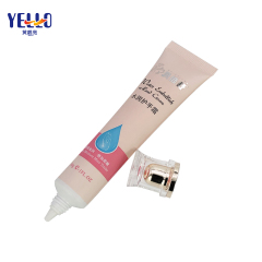 30g 1OZ Pink Matte Cosmetic Squeeze Nozzle Tube With Acrylic Cap