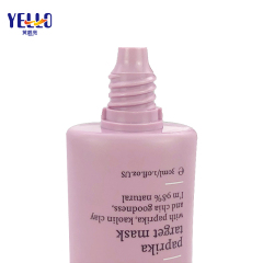 Custom 30Ml 1OZ Pink Cosmetic Soft Concealer Tubes With Offset Print