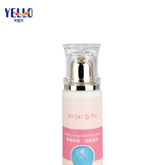 30g 1OZ Pink Matte Cosmetic Squeeze Nozzle Tube With Acrylic Cap