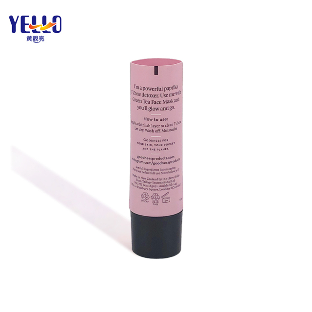 Custom 30Ml 1OZ Pink Cosmetic Soft Concealer Tubes With Offset Print