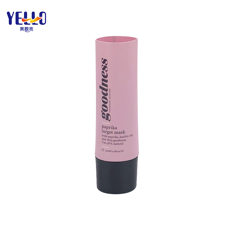 Custom 30Ml 1OZ Pink Cosmetic Soft Concealer Tubes With Offset Print