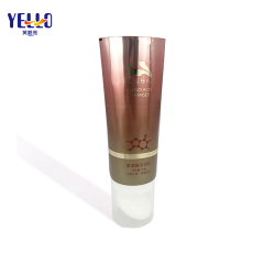 Laminated 150g Face Wash Cosmetic Squeeze Tube With Brush Applicator