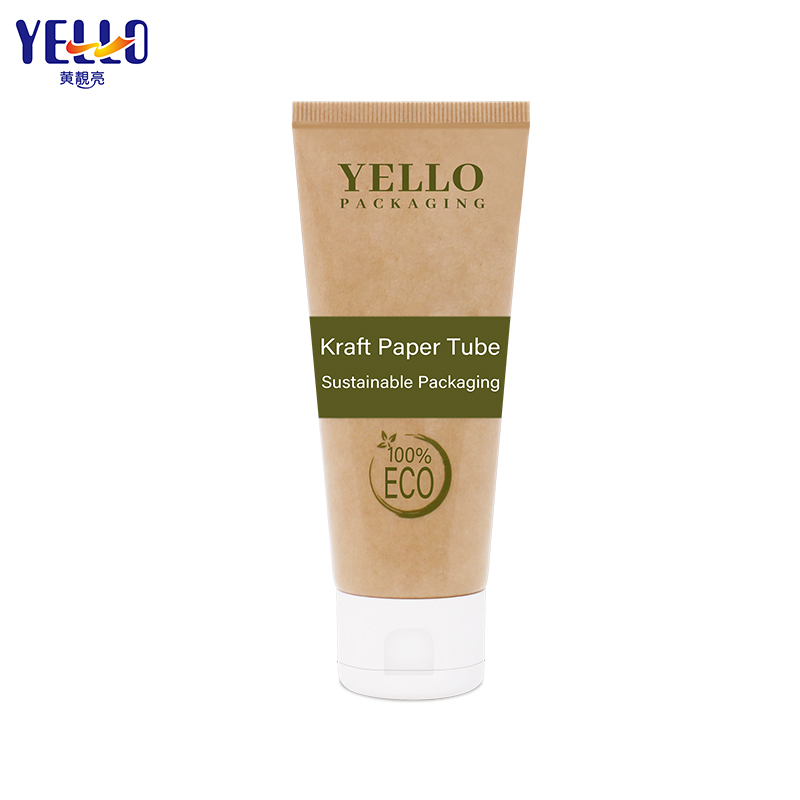 Brown Kraft Paper Cosmetic Squeeze Tubes