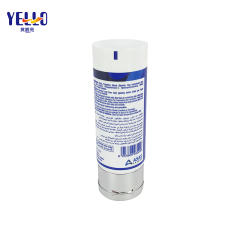 Custom 45ml Cosmetic Lotion Tubes Packaging Empty With Silver Flip Top Cap