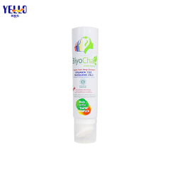 Custom 250ml Cosmetic Tubes Cream Squeeze Tube With Silicone Brush