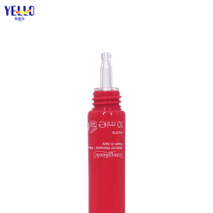 Red Eye Cream Tubes With Glass Nozzle Custom 15ml 20 ml Squeeze Tubes