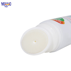 Custom 250ml Cosmetic Tubes Cream Squeeze Tube With Silicone Brush
