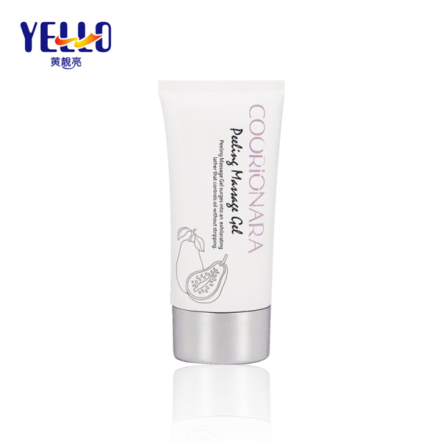120ml 4 oz Refillable Squeeze Tube Packaging With Matte Silver Cap
